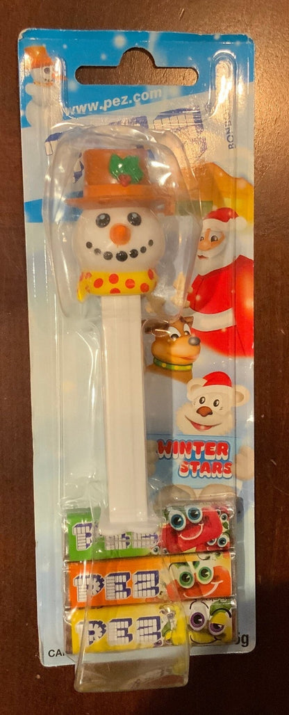 Christmas Winter Stars Pez Dispensers New on Cards