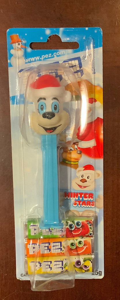 Christmas Winter Stars Pez Dispensers New on Card