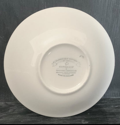 Cloverleaf TG Green Blue Stripe Soup Bowl