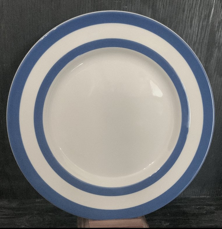 Cloverleaf Vintage Blue Striped Dinner Plate - HLJ at HomeCloverleaf Vintage Blue Striped Dinner PlateDinner PlateCloverleaf