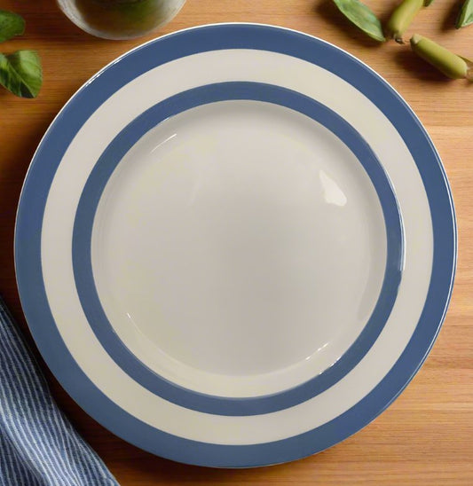 Cloverleaf Vintage Blue Striped Dinner Plate - HLJ at HomeCloverleaf Vintage Blue Striped Dinner PlateDinner PlateCloverleaf