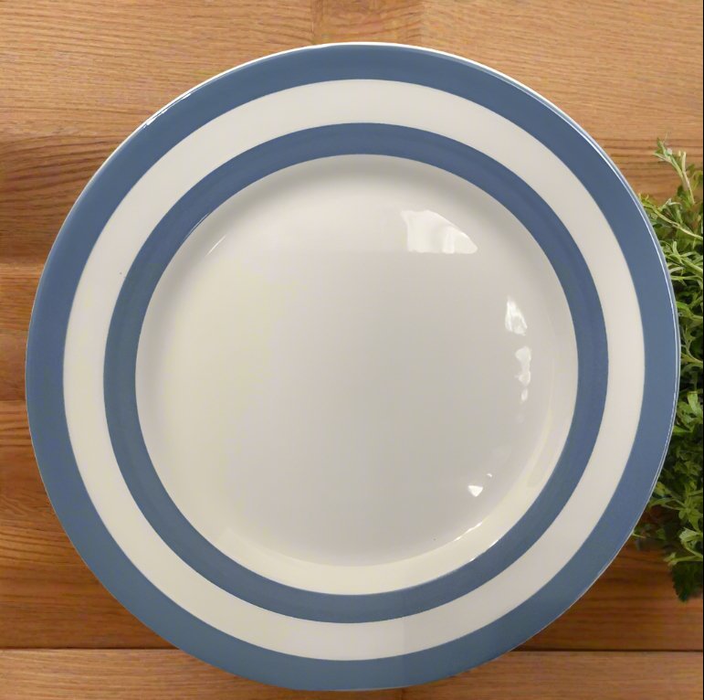 Cloverleaf Vintage Blue Striped Side Salad Plate - HLJ at HomeCloverleaf Vintage Blue Striped Side Salad PlateSide PlateCloverleaf