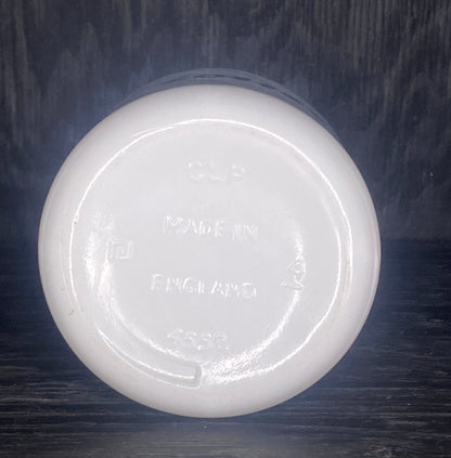 CLP England Milk Glass Coffee Container
