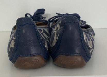 Coach Abigail Flat in Signature Denim size 6M