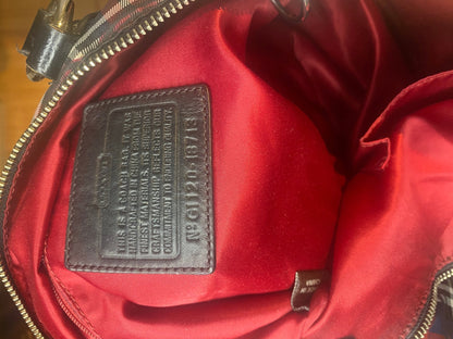 Coach Poppy Tartan Plaid Handbag Purse