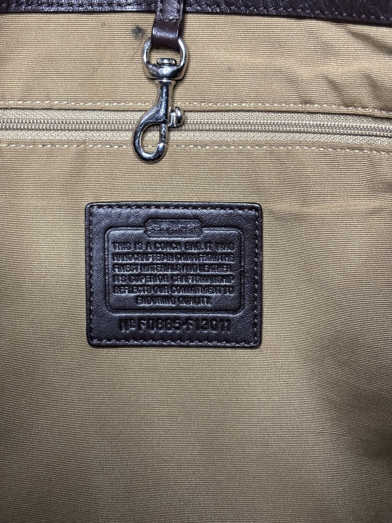 Coach Signature Jacquard Handbag Purse F0885-F13011