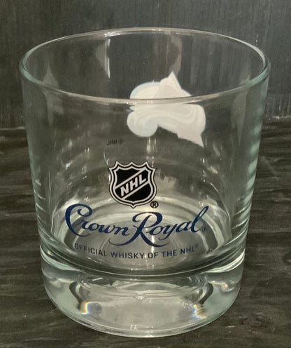 Colorado Avalanche Crown Royal Old Fashioned Glass