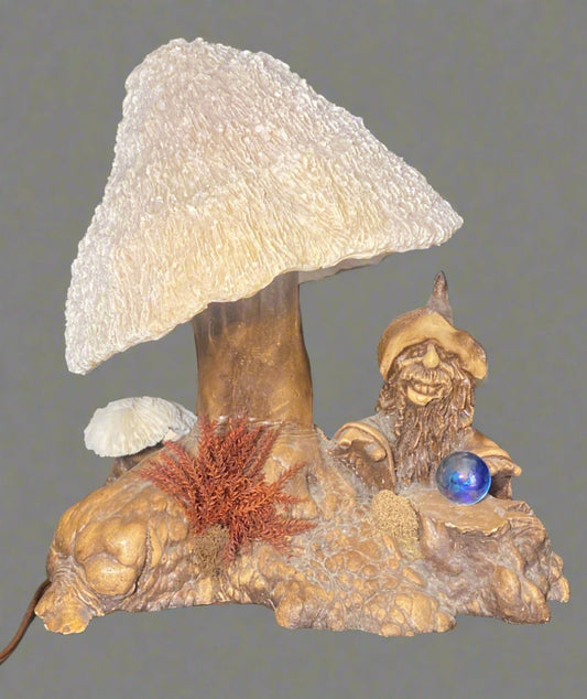 Coral Mushroom Magic Wizard Lamp