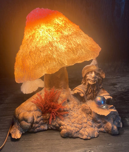 Coral Mushroom Magic Wizard Lamp