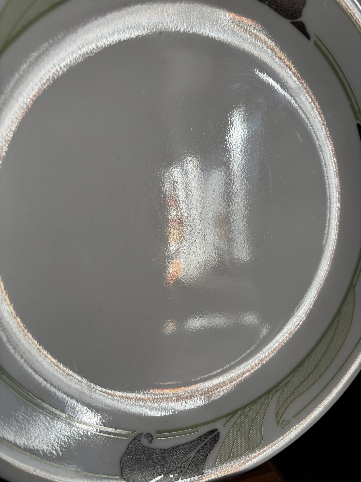 Corelle Black Orchid Plate