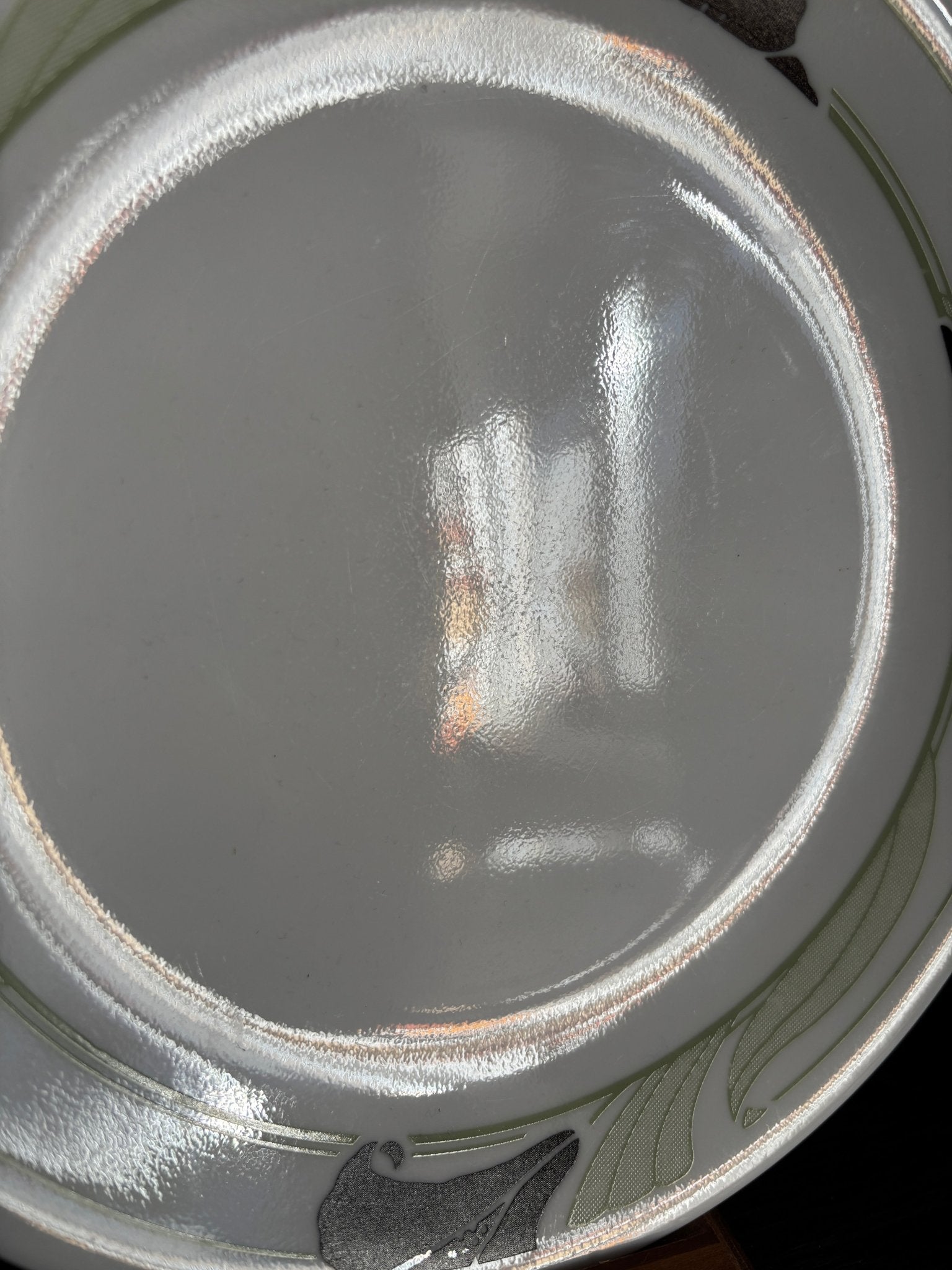 Corelle Black Orchid Plate