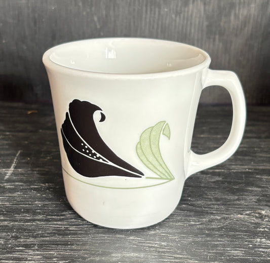 Corelle Black Orchid Teacups Coffee Cups