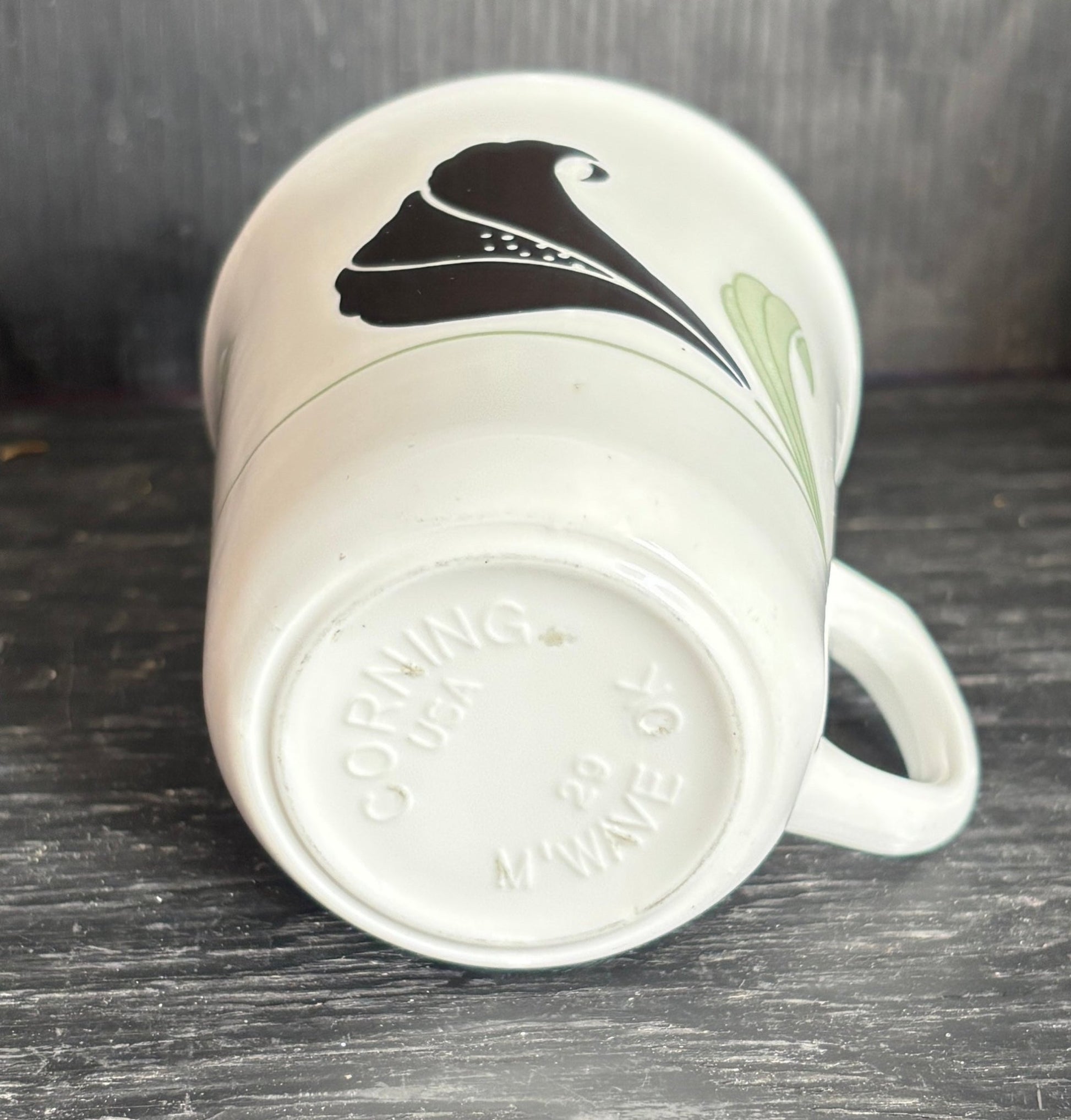 Corelle Black Orchid Teacup Coffee Cup