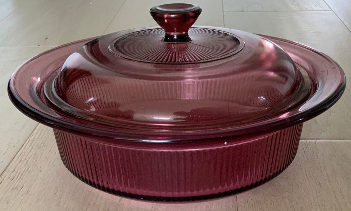 Corning Vision V31B 1QT Cranberry Casserole Dish - HLJ at HomeCorning Vision V31B 1QT Cranberry Casserole DishPotCorning