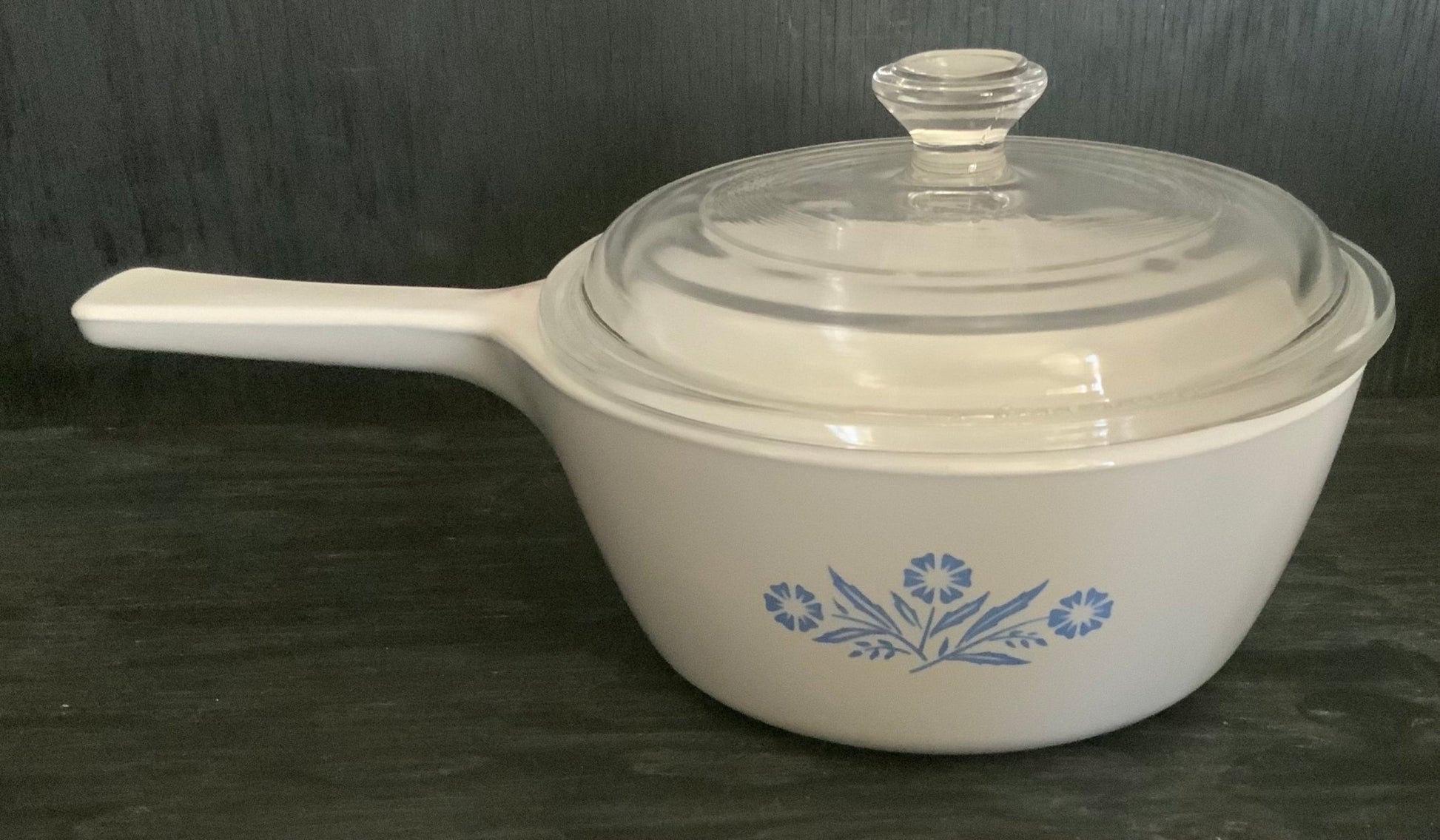 Corning Ware Blue Cornflower 1.5 Pint Covered Saucepan