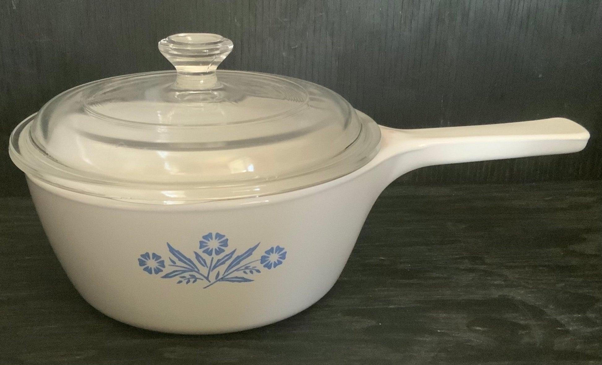 Corning Ware Blue Cornflower 1.5 Pint Covered Saucepan