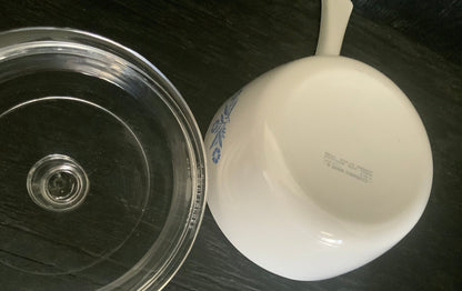 Corning Ware Blue Cornflower 1.5 Pint Covered Saucepan