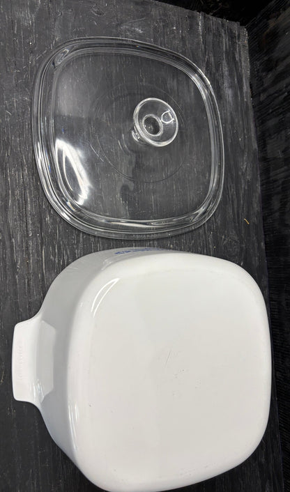 Corning Ware Blue Cornflower Covered Casserole Dish