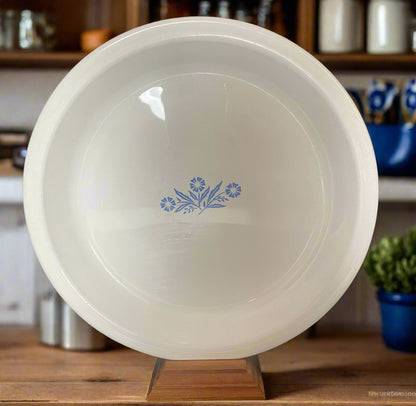 Corning Ware Blue Cornflower Pie Serving Plate