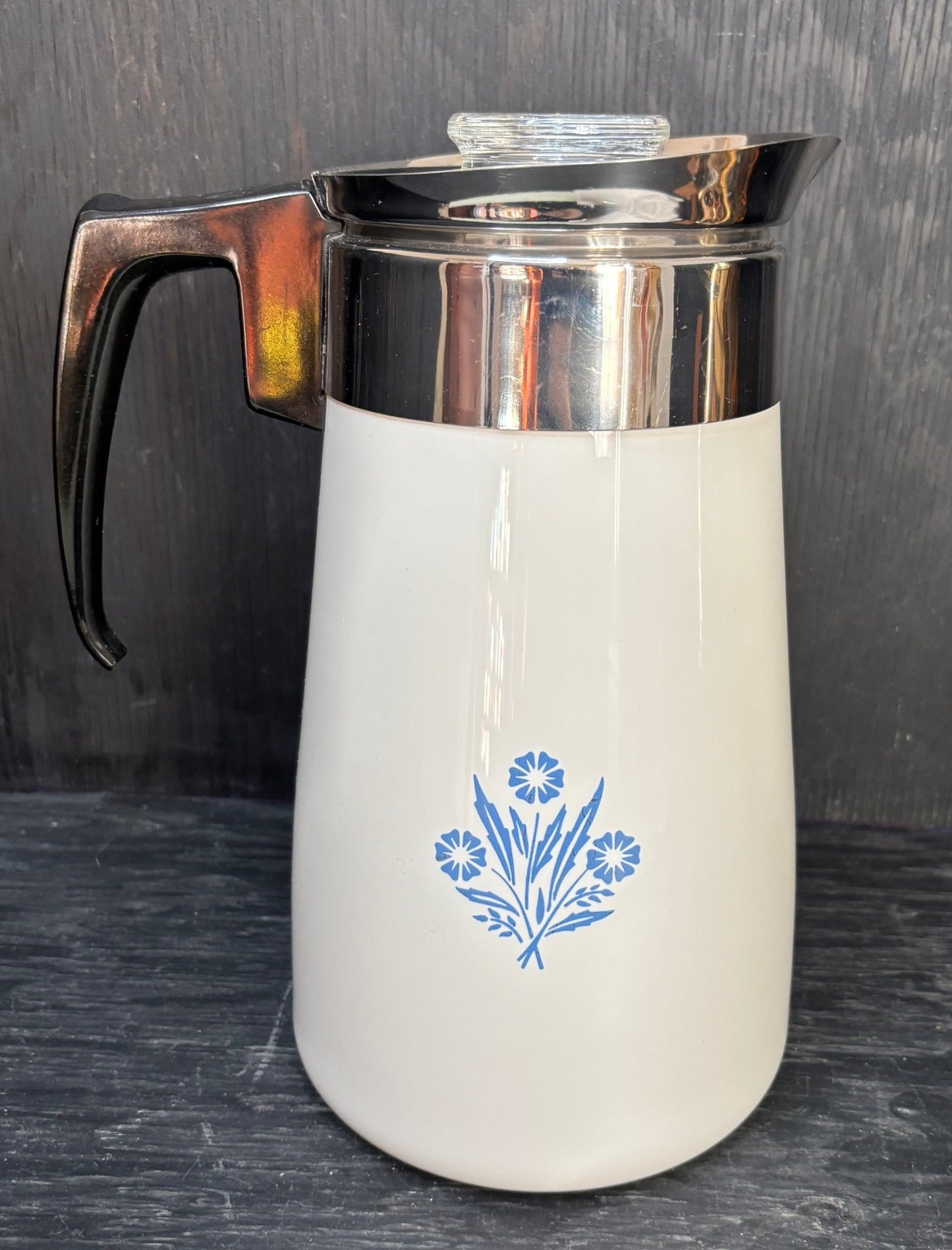 Corningware Blue Cornflower Coffee Percolator