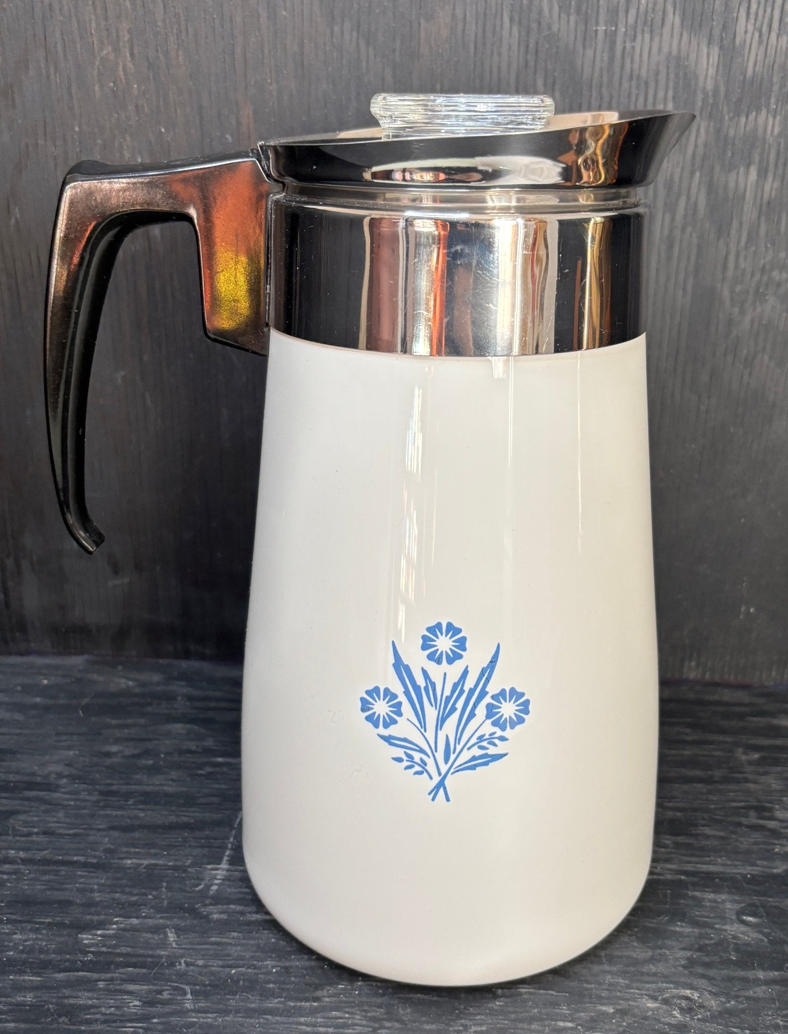 Corningware Blue Cornflower Coffee Percolator