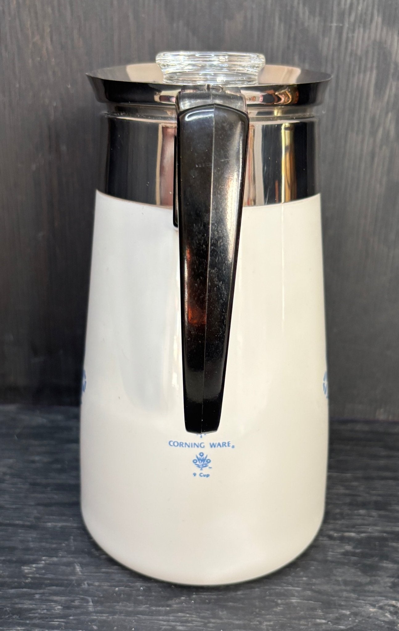Corningware Blue Cornflower 9 Cup Coffee Percolator