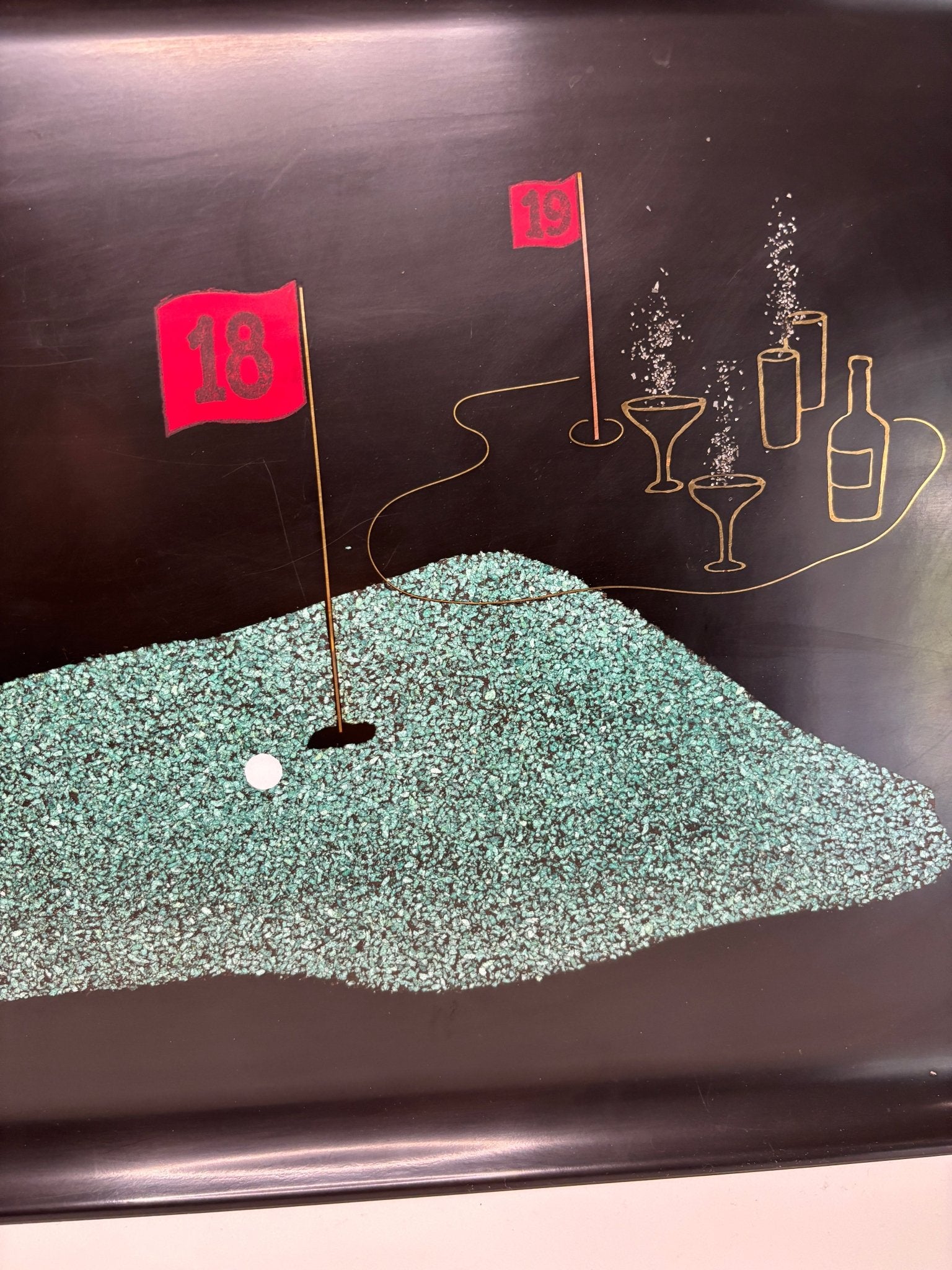 19th Hole Golf Tray