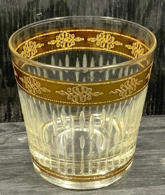 Culver Regency 22K Gold Lowball Glasses