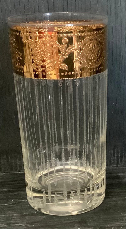 Culver Tyrol Gold Highball Glass