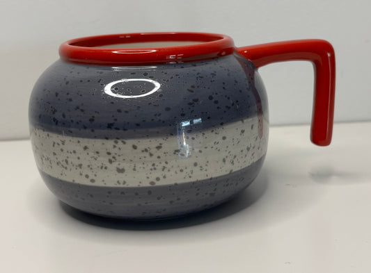 Curling Rock Shaped Coffee Mug