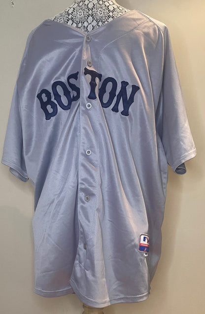 David Ortiz Boston Red Sox Full Button Majestic Jersey