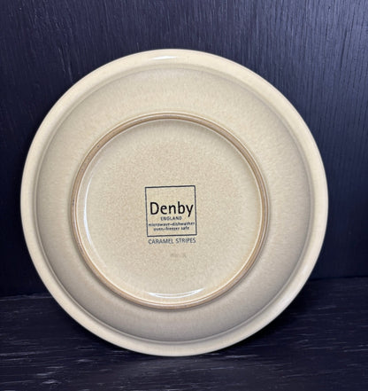 Denby Caramel Stripes Rimmed Bowls