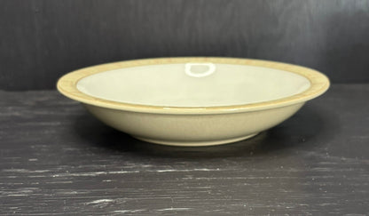 Denby Caramel Stripes Rimmed Bowls