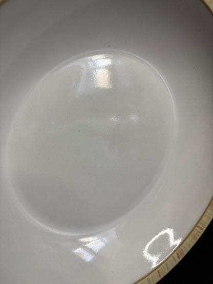 Denby Caramel Stripes Rimmed Bowls