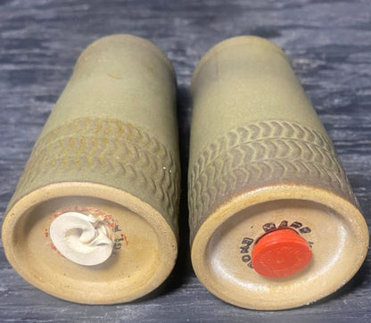 Denby Chevron Salt and Pepper Shakers