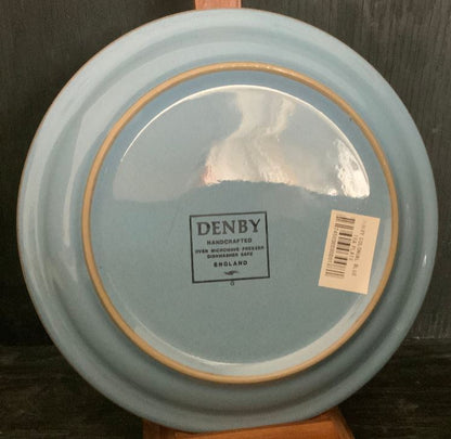 robins egg blue plate for eating