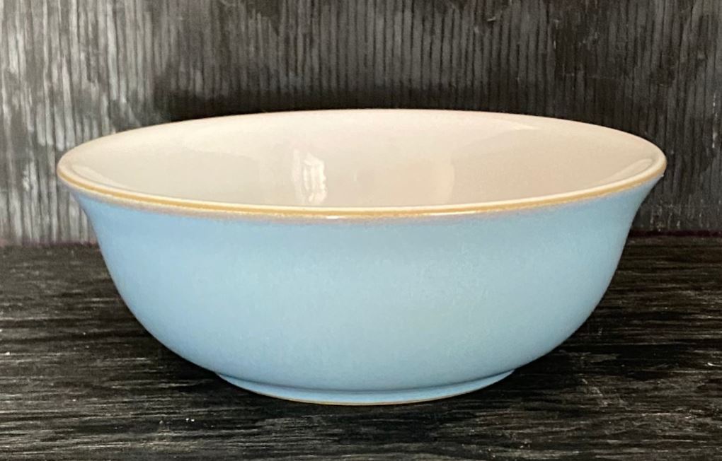 Denby Colonial Blue Soup Cereal Bowls