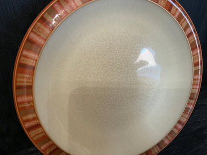 orange dtriped Denby Fire Stripes Bread and Butter Plate