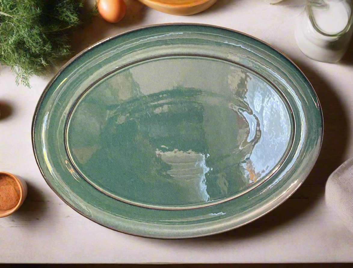 Denby Greenwich 15 Inch Serving Platter - HLJ at HomeDenby Greenwich 15 Inch Serving PlatterOval PlatterDenby