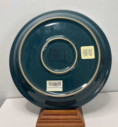 Denby Harlequin Blue and Green Salad Plates