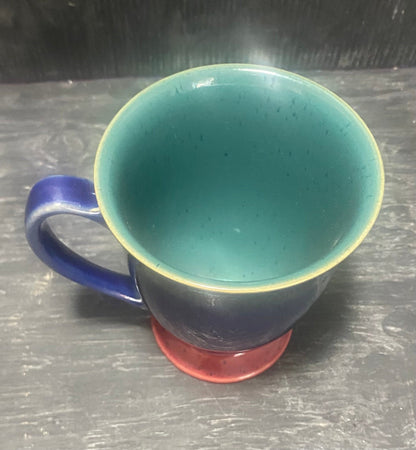 Denby Harlequin Blue Footed Mug