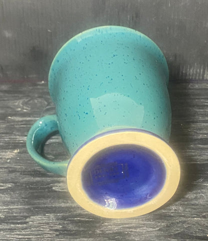 Denby Harlequin Green Footed Pedestal Mug