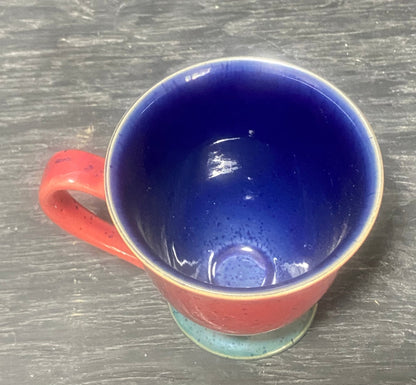 Denby Harlequin Red Footed Mug