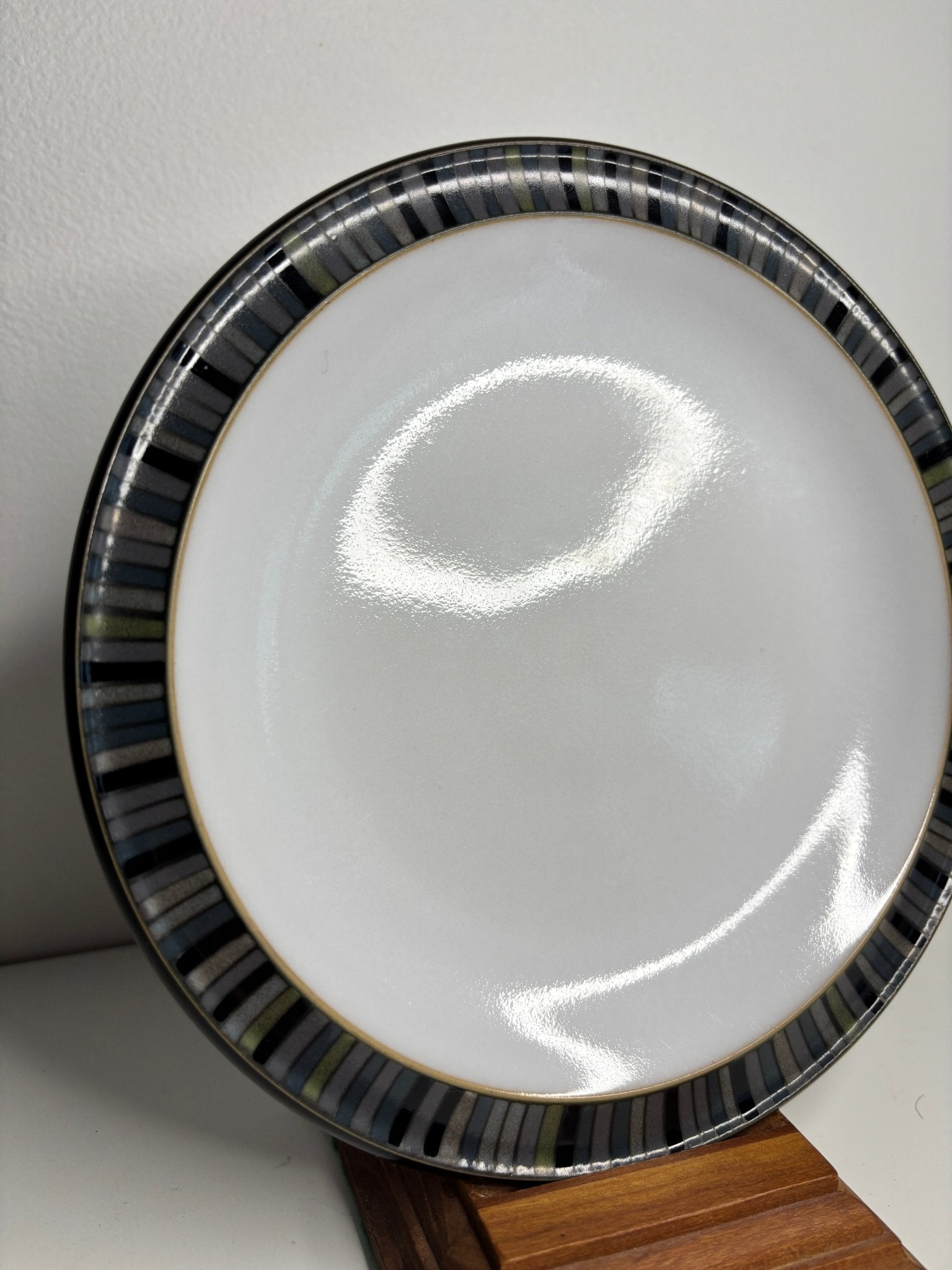 Denby Jet Stripes Plate