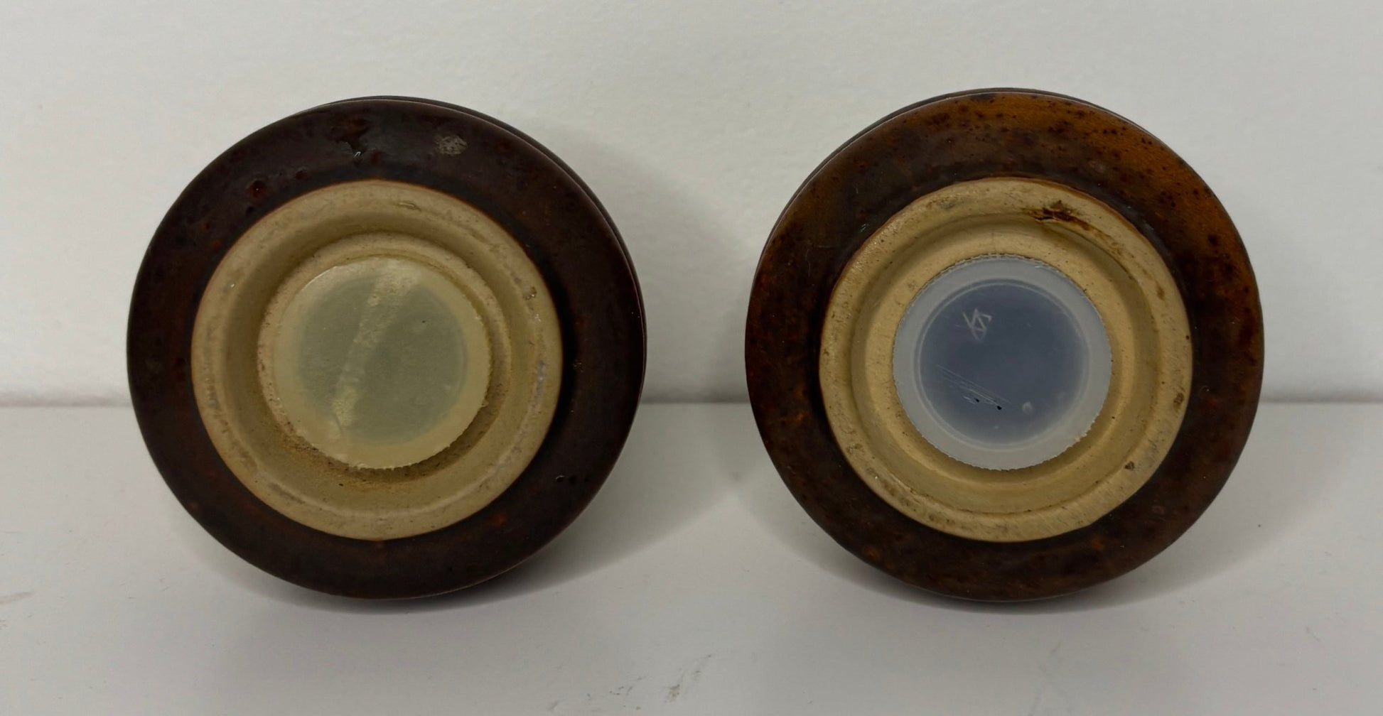Denby Potters Wheel Salt and Pepper Shakers
