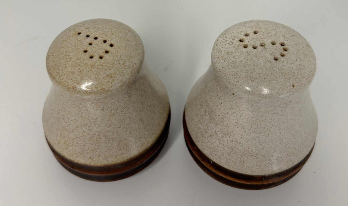 Denby Potters Wheel Salt and Pepper Shakers