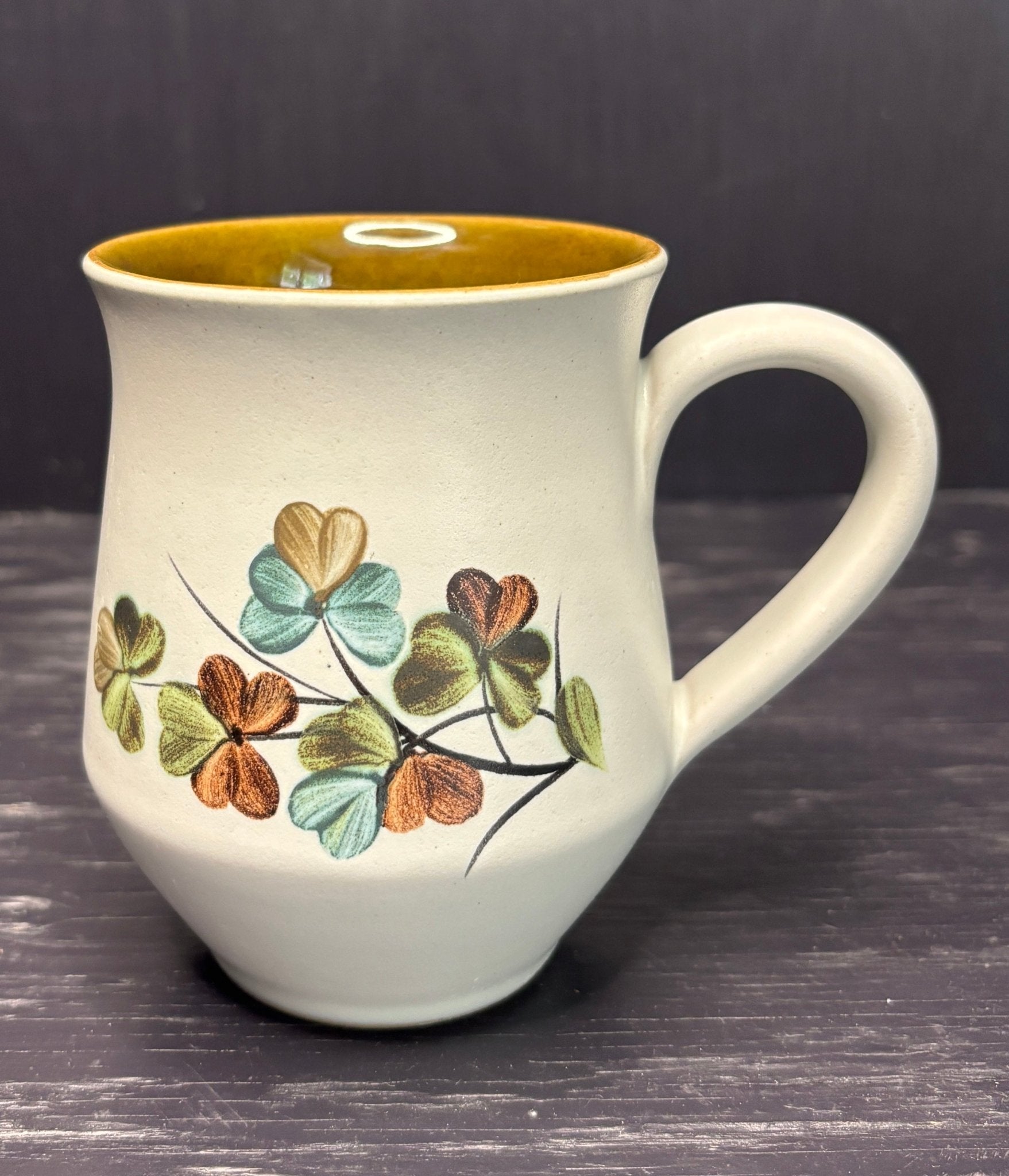 Denby Shamrock Coffee Mug