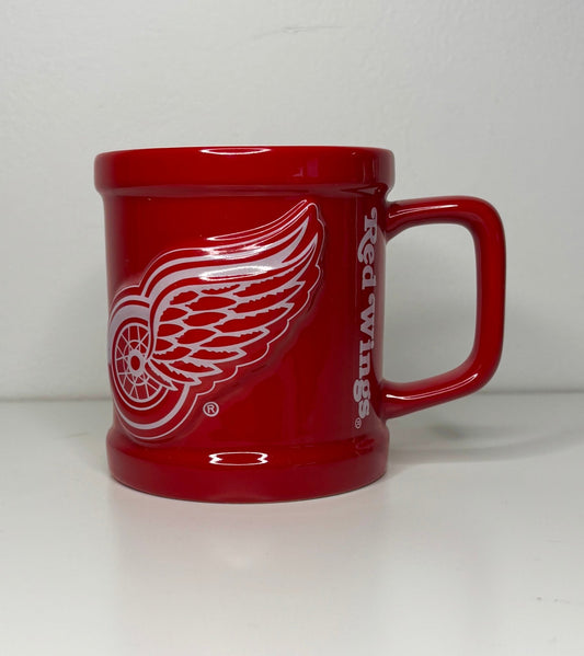 Detroit Red Wings Sculpted Relief Logo Coffee Mug