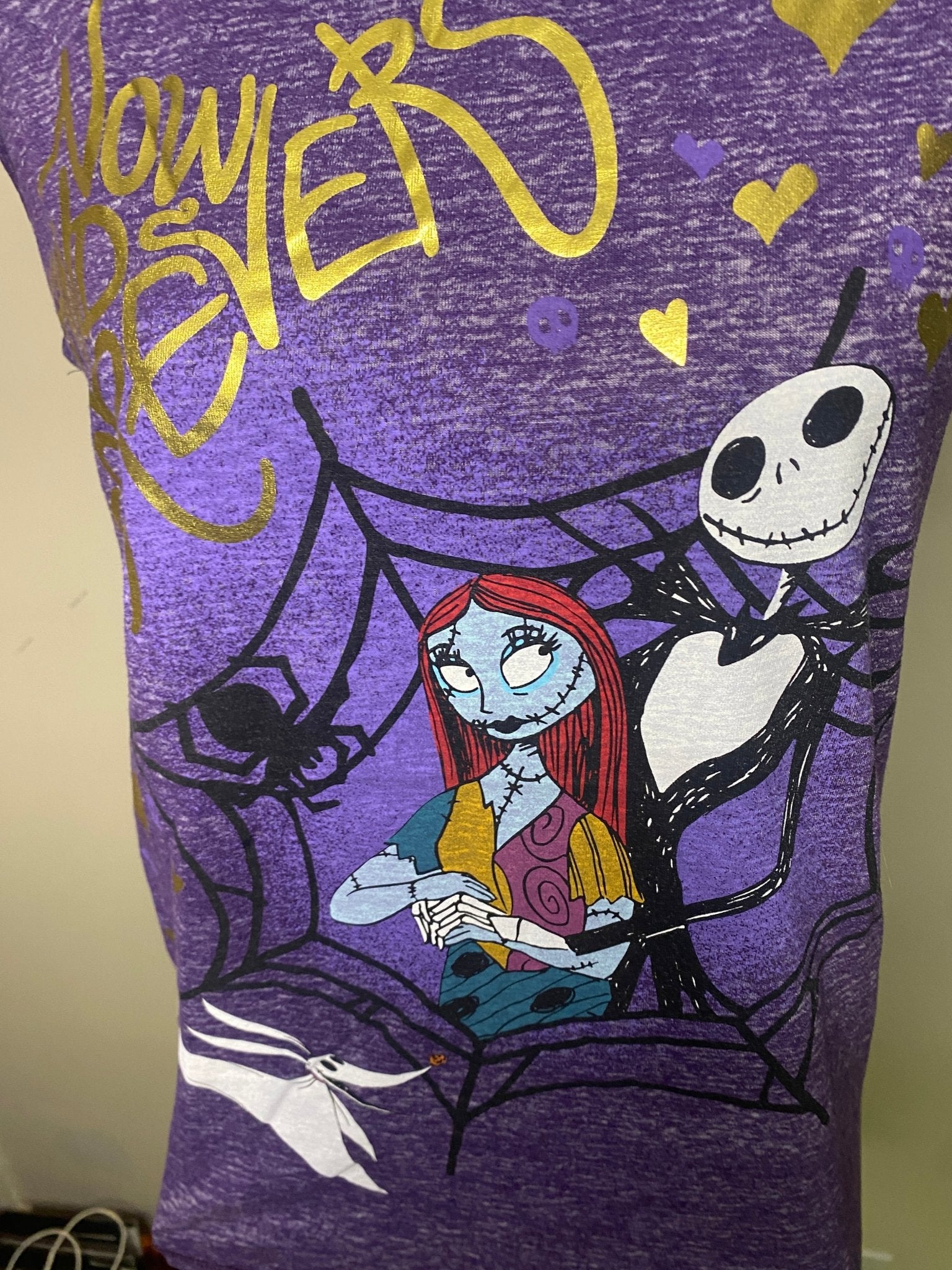 Disney Nightmare Before Christmas Jack Sally T Shirt