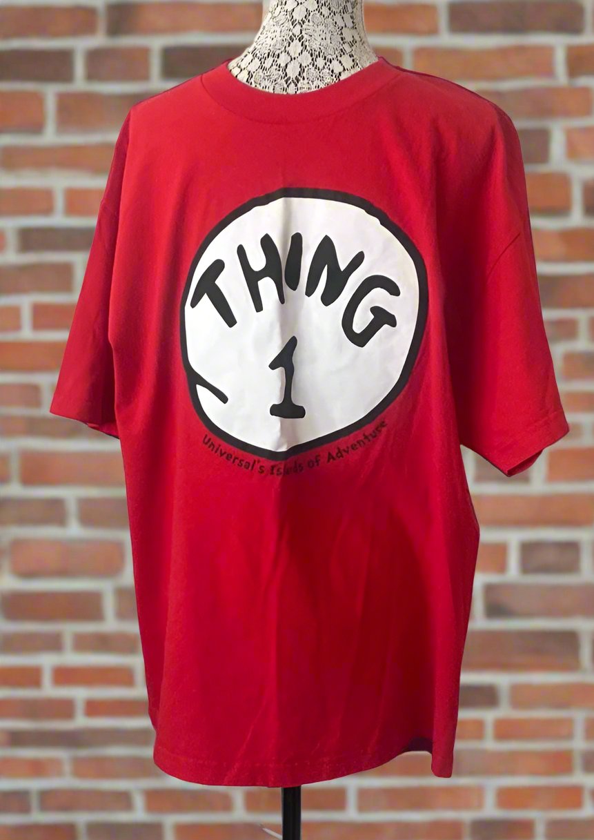 Dr Seuss Thing 1 T Shirt Adult XL - HLJ at HomeDr Seuss Thing 1 T Shirt Adult XLShort SleeveDr. Seuss